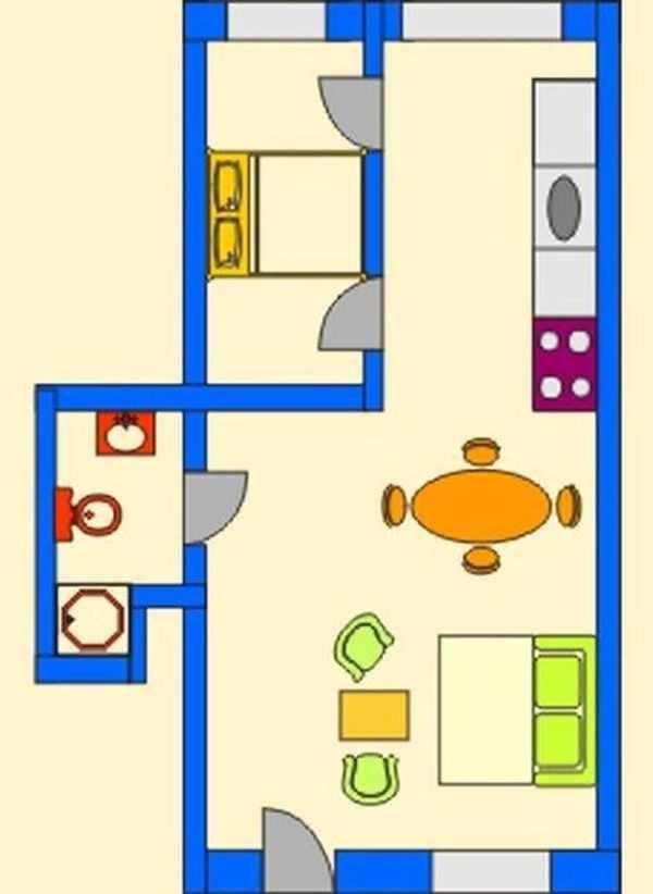 Appartamento con 1 Camera da Letto e Terrazza