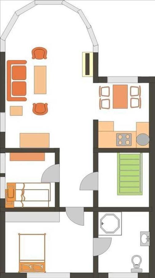 Appartamento con 2 Camere da Letto e Terrazza