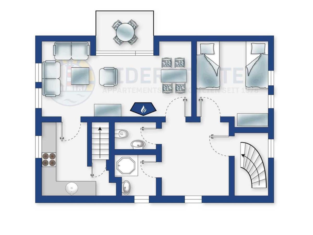 Two-Bedroom Apartment with Balcony