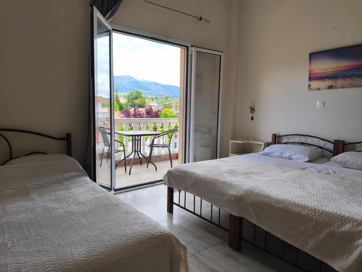 Vierbettzimmer mit Bergblick