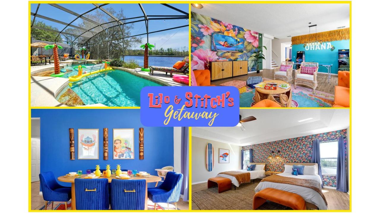 Lilo & Stitch Fall Retreat Near Disney! Heated Pool and Spa - B&B Orlando