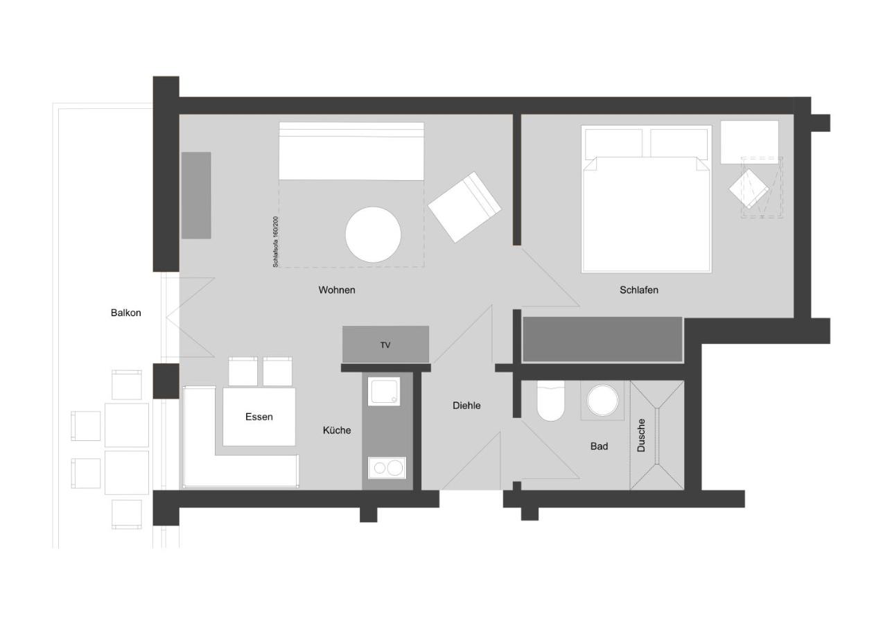 Apartment with Balcony