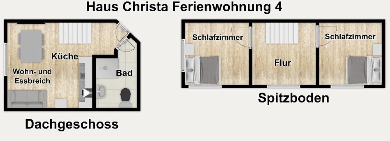 Haus Christa Ferienwohnung 4 - B&B