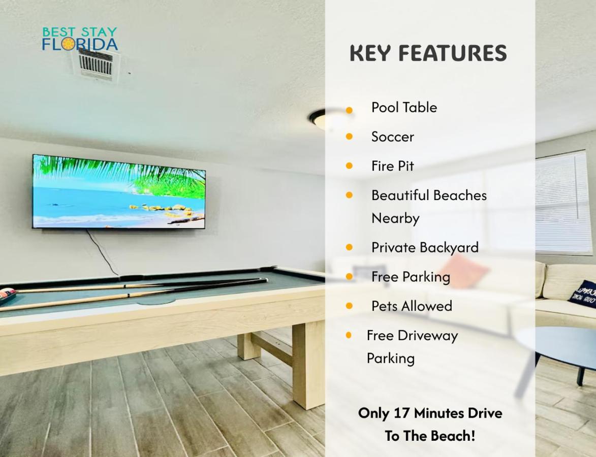 Cozy Retreat Close Beach Pool Table Soccer - B&B Lakeland