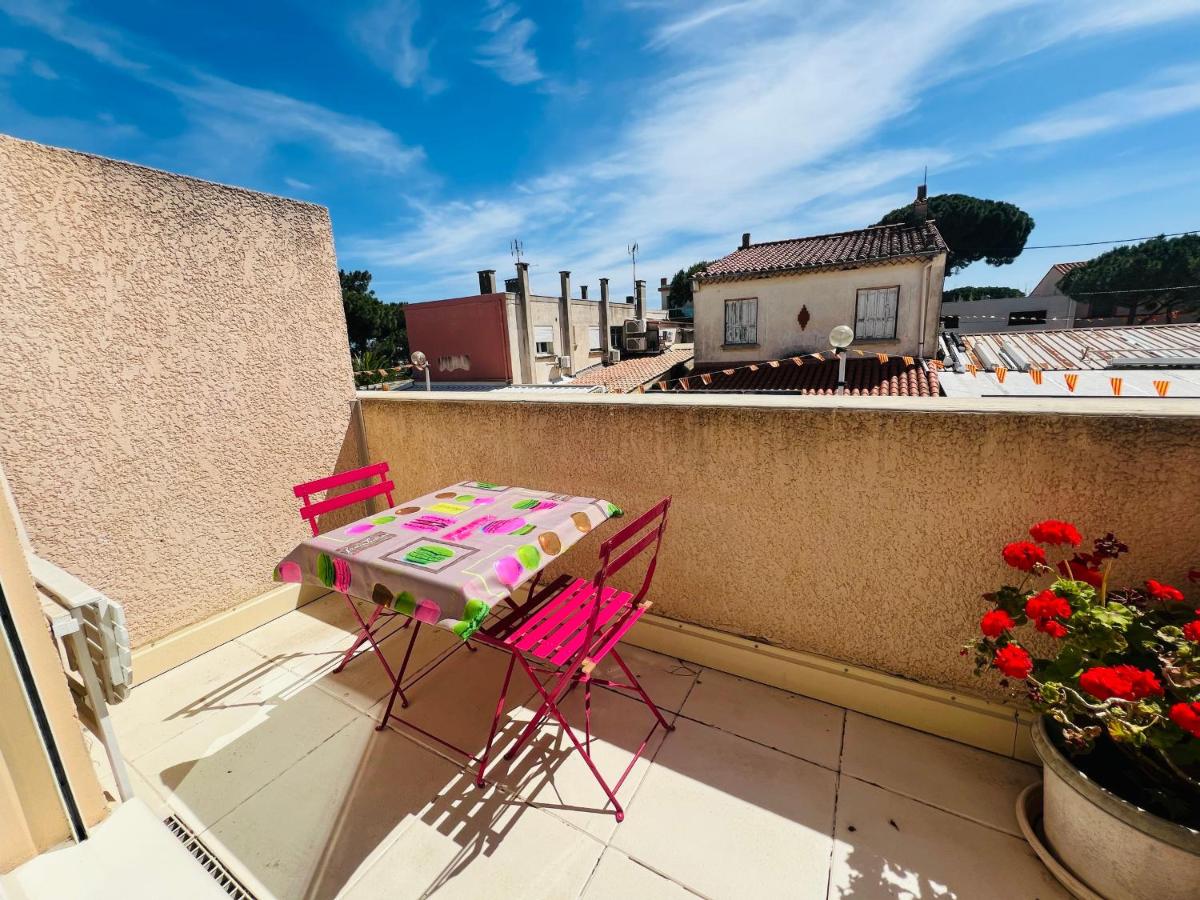 Argelès-sur-Mer - T2 Cabine Meublé avec Clim et Terrasse à 50m de la Plage - FR-1-309-172 - B&B