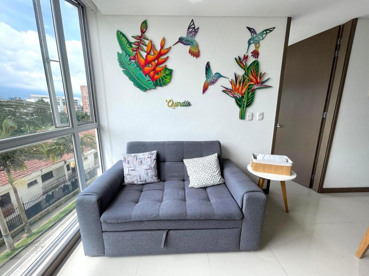 Clubh310 Apartamento con piscina, gimnasio y barbacoa, vistas a la coordillera - Chambres d’hôtes Armenia