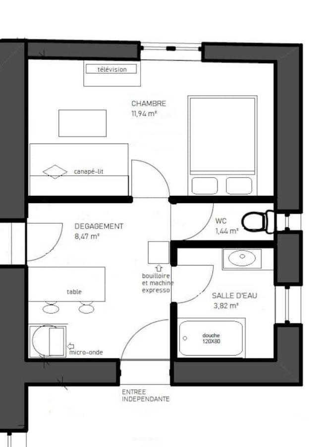Doppelzimmer mit eigenem Bad