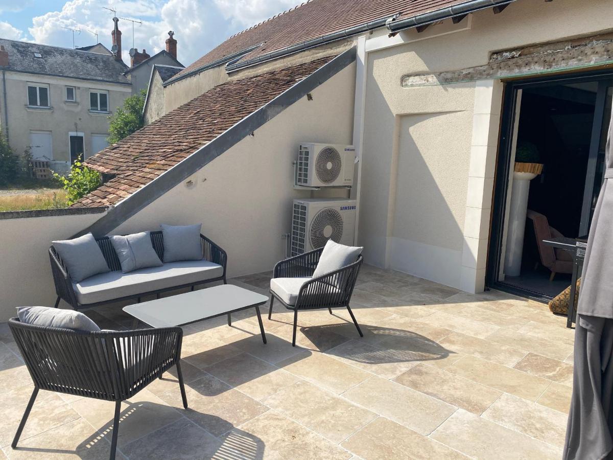 Maison rénovée en Berry : terrasse, jardin privé, proche Châteauroux et nature - Chambres d'hôtes Saint-Maur