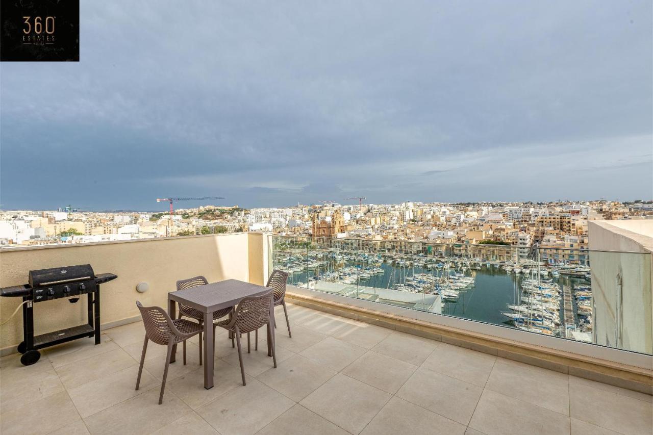 Stunning 2BR penthouse with harbour view & BBQ by 360 Estates - B&B Pietà