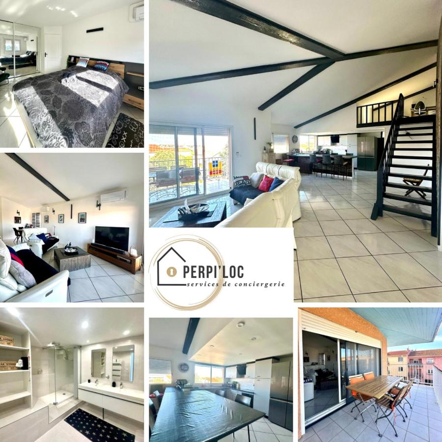 Duplex 6 personnes 140m2 - B&B Perpiñán