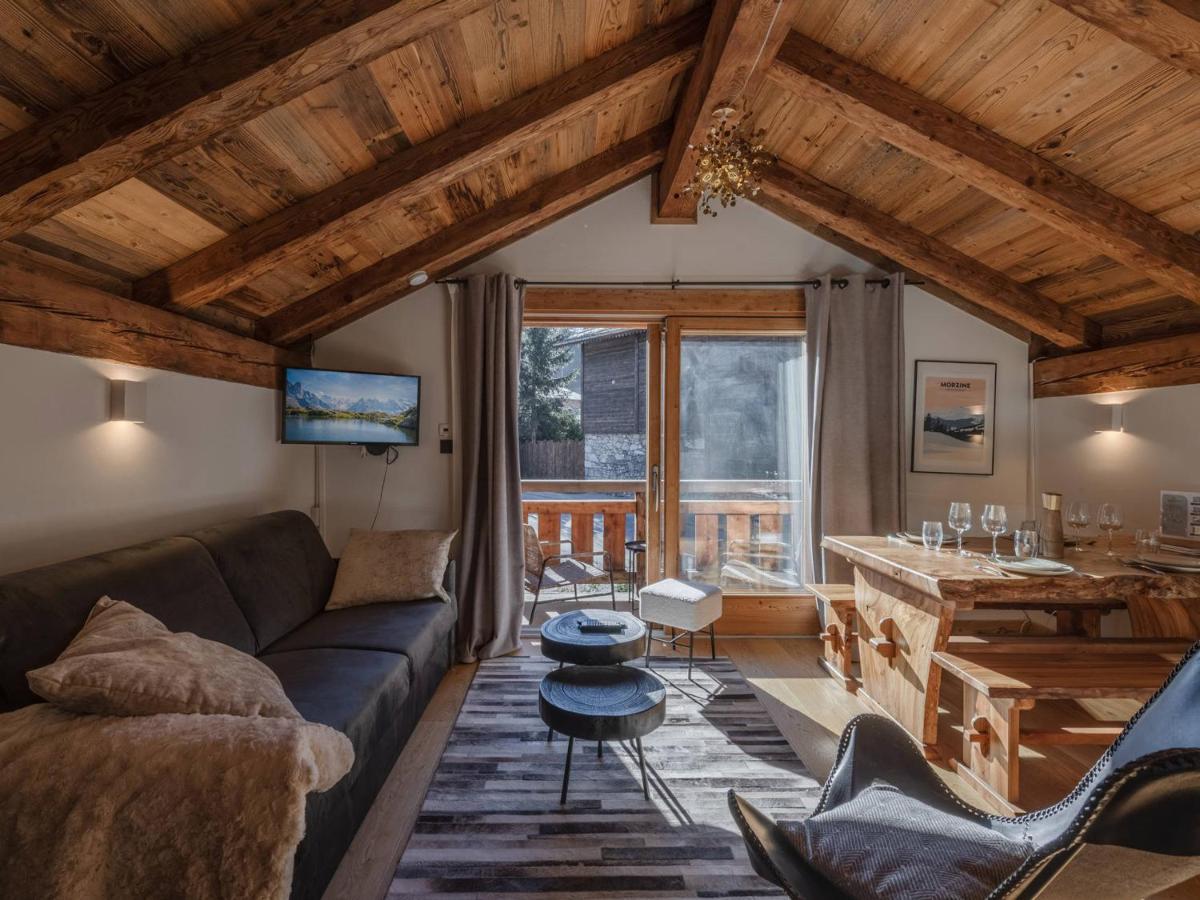 Chalet de charme rénové, centre Morzine, 4 pers, proche remontées mécaniques, parking inclus - FR-1-754-38 - Ferienwohnung