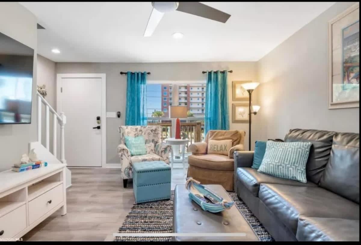 Across the street from the Beach By The Hang Out - B&B Gulf Shores