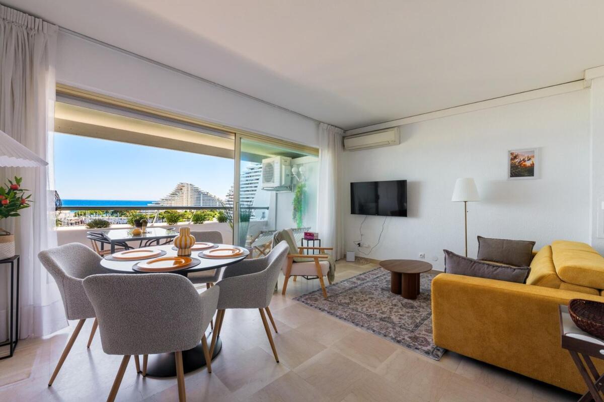 Charmant 2 pièces - Vue Mer - Marina Baie des Anges - Ferienwohnung Villeneuve-Loubet