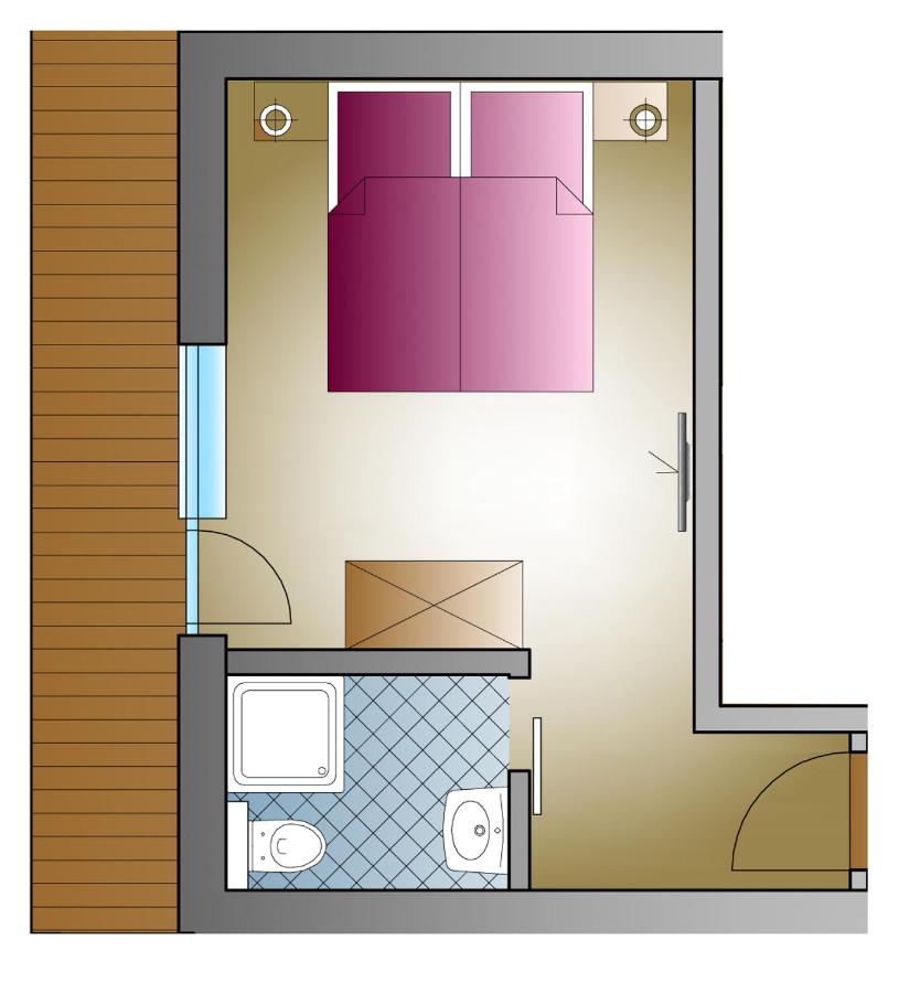 Chambre Double avec Balcon