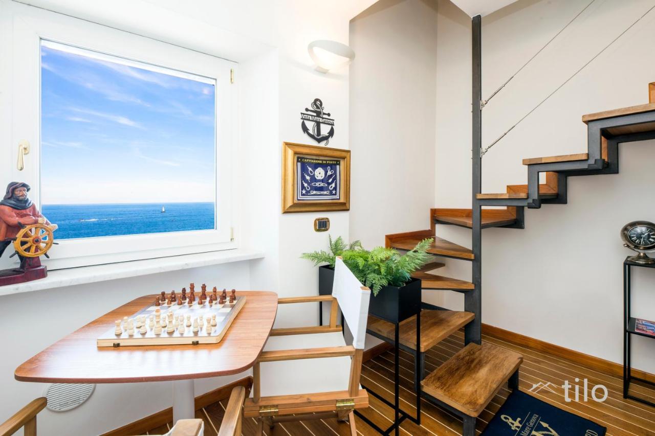 Beach | Parking | Wifi | A/C| Sea View By Tilo - Ferienwohnung Genua