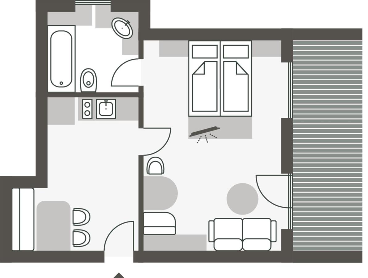 Appartamento con 1 Camera da Letto