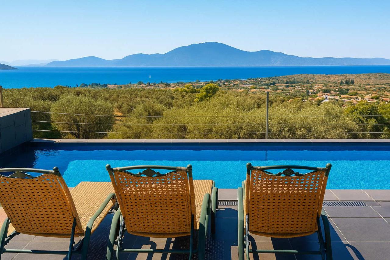 Evia Private Pool Gem - Seabliss Tranquil Oasis - B&B