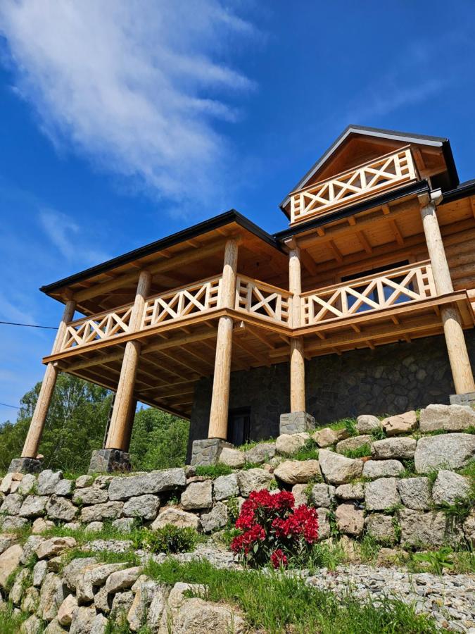 AleBale Przesieka luksusowy dom z bali z widokiem na Karkonosze