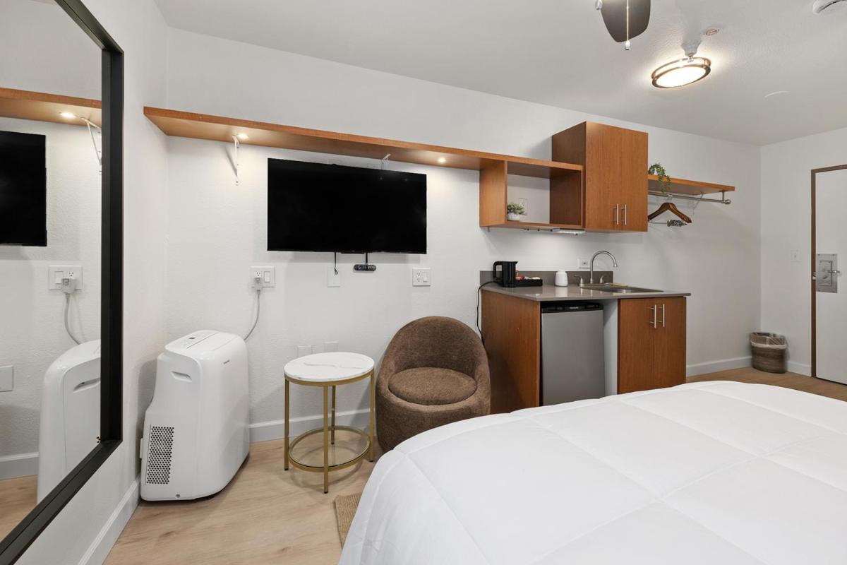 Estudio con 1 cama grande