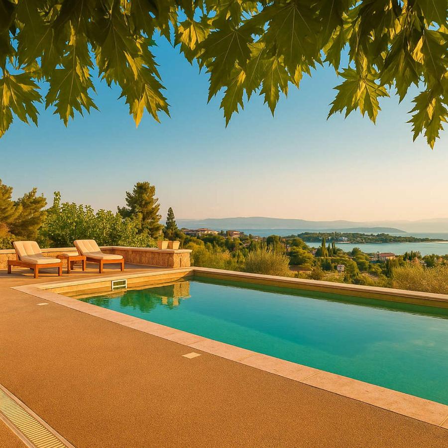 Porto Cheli Panoramic Poolside Getaway - B&B