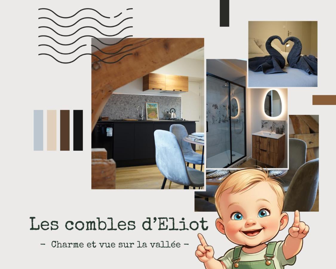 Les Combles d'Éliot - Charme sur la vallée - B&B Chambon-sur-Lac