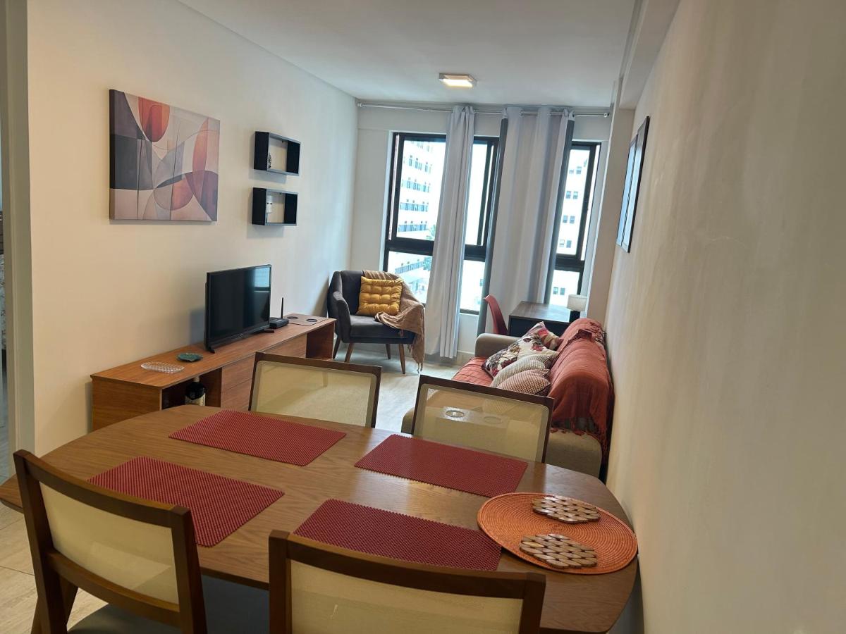 Flat Quarto Sala - 50m Praia Boa Viagem vista Mar - Chambres d’hôtes Recife