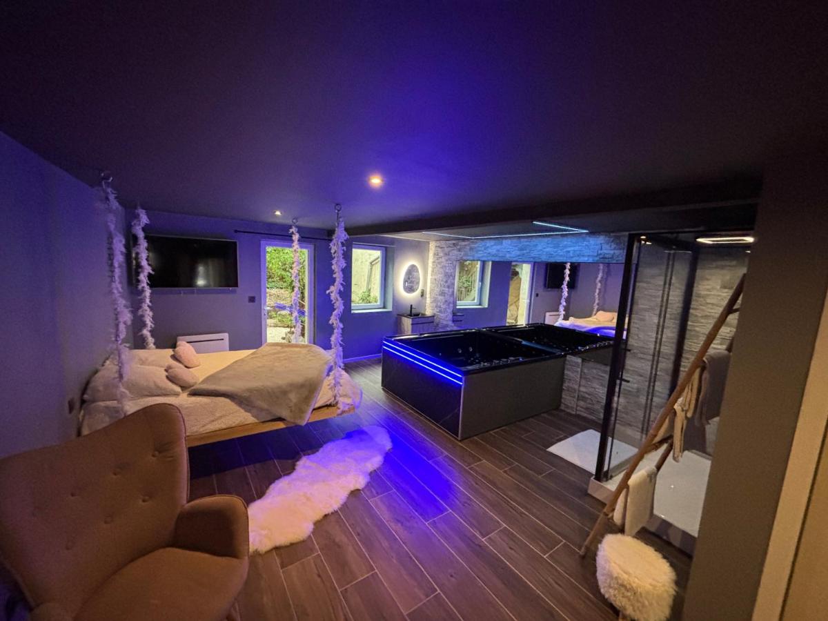 Suite Spa Privatif & Jacuzzi XXL route des vins à Chatenois - Ferienwohnung Kestenholz