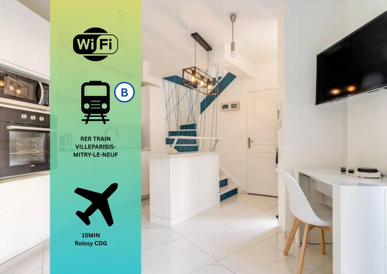 Location Professionnelle - Maison 2 à 4 personnes proche Disney-Astérix-CDG - B&B Villeparisis