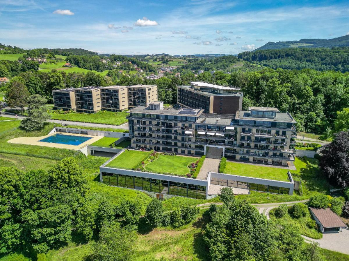 Les Terrasses de Lavaux-3 Appartement luxueux avec vue sur lac et piscine - Ferienwohnung Puidoux