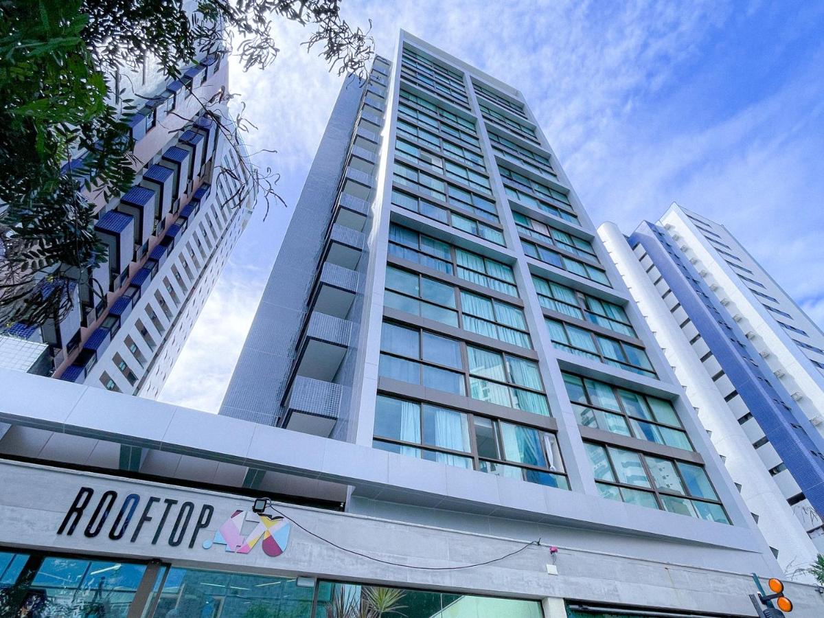 Flat rooftop com piscina aquecida e coworking Boa Viagem - Chambres d’hôtes Recife