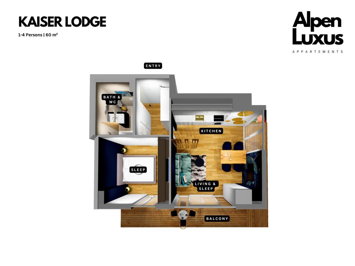Apartamento de 2 dormitorios