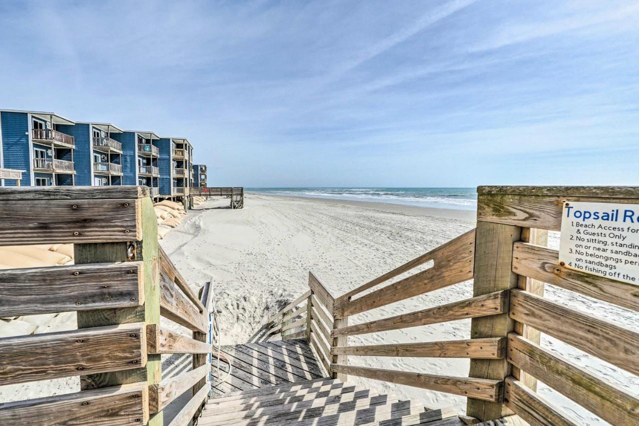 North Topsail Condo - Steps to Beach! - B&B North Topsail Beach