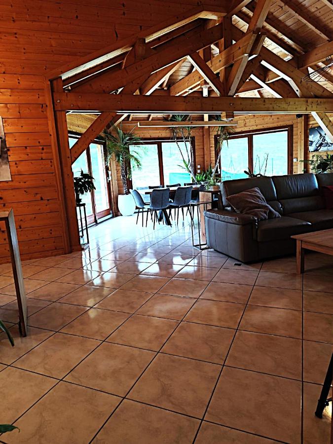 Magnifique Chalet avec piscine et salle de sport - Chambres d’hôtes Peyrieu
