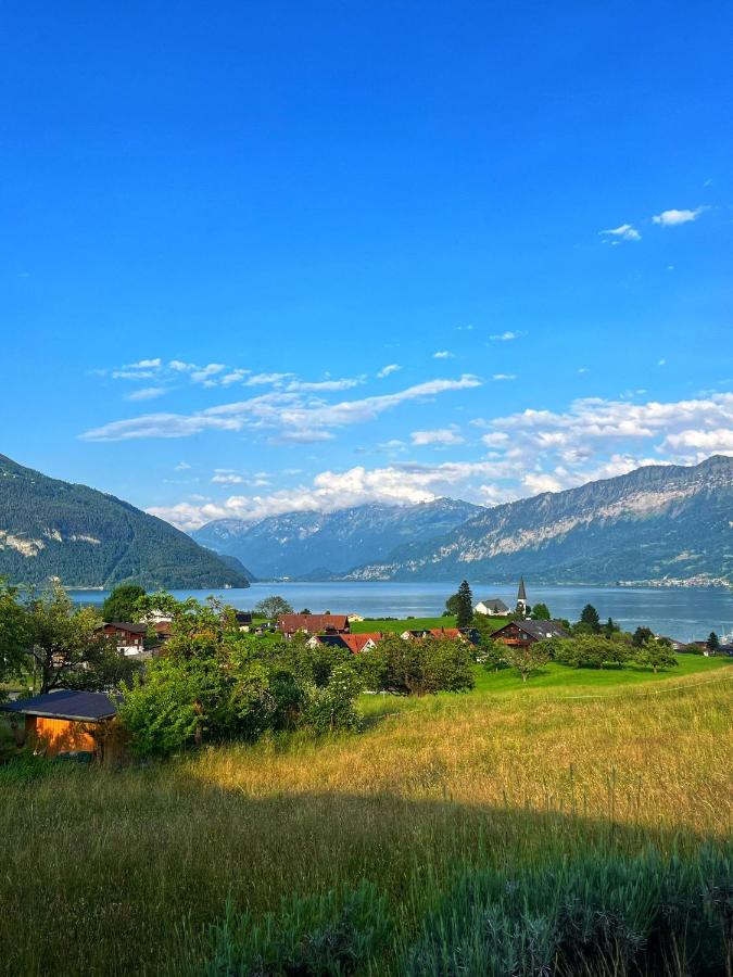 Vintage Lake View Villa with Outdoor Pool - Bed and Breakfast Spiez