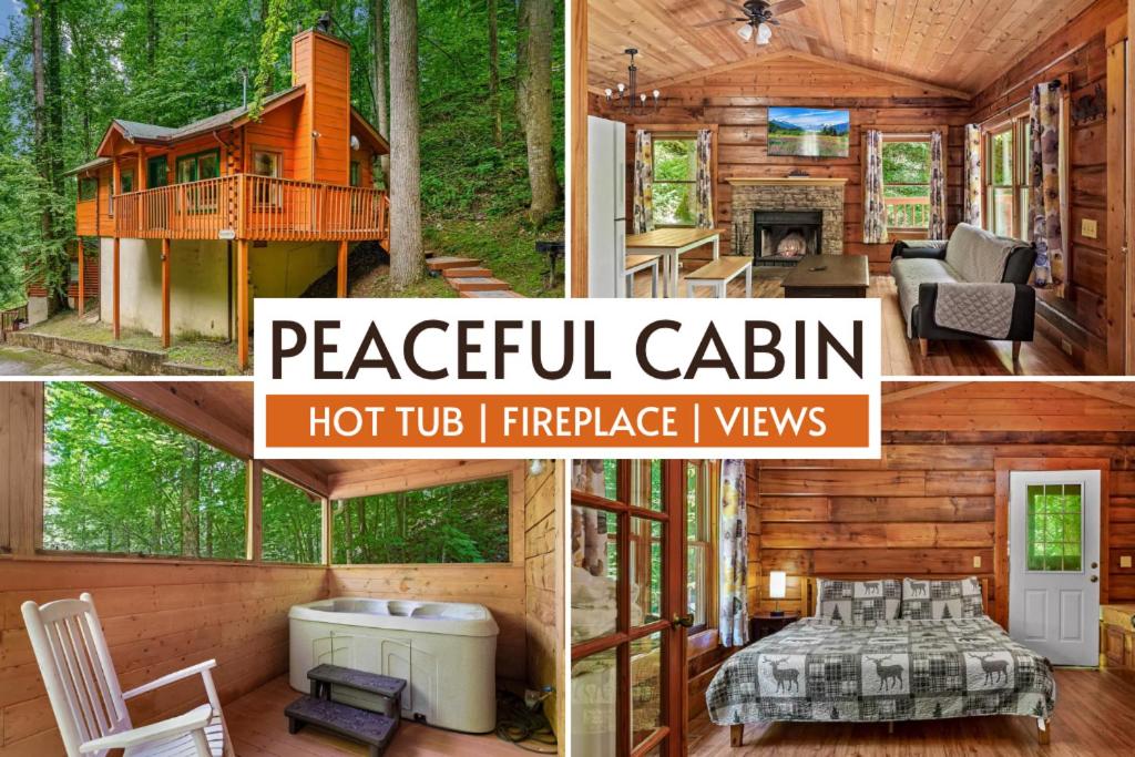 Peaceful End Cabin, Hot Tub, Fireplace - B&B