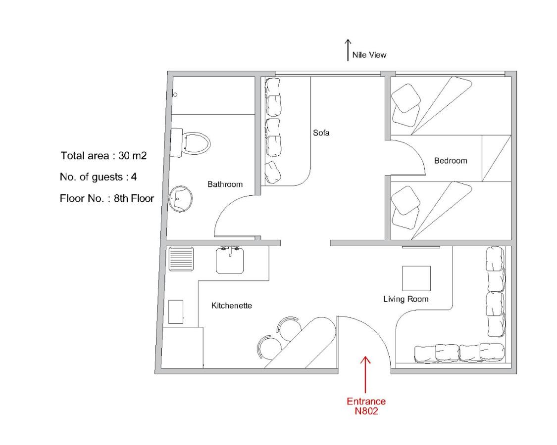 Ahmed Elbadawy-Nile Building - B&B Il Cairo