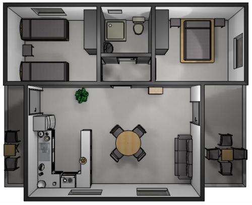 Casa Vacanze con 2 Camere da Letto e Vista Mare