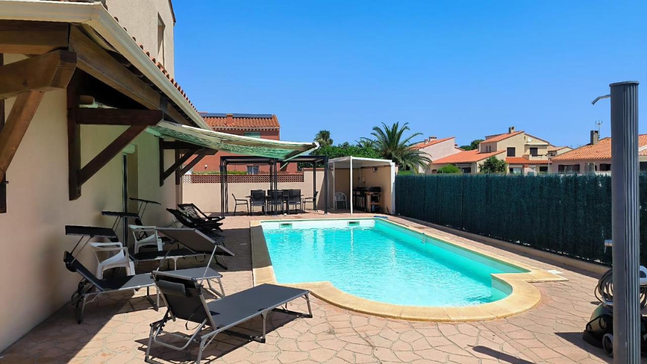Villa avec piscine a 6 min du port Saint-Cyprien - Bed and Breakfast Saint-Cyprien-Plage