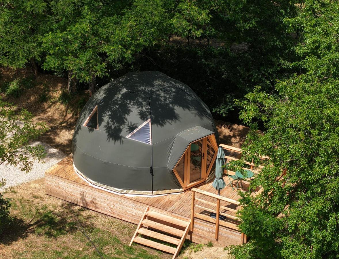 Camping de l'arche Dôme géodésique - Ferienwohnung Lanas