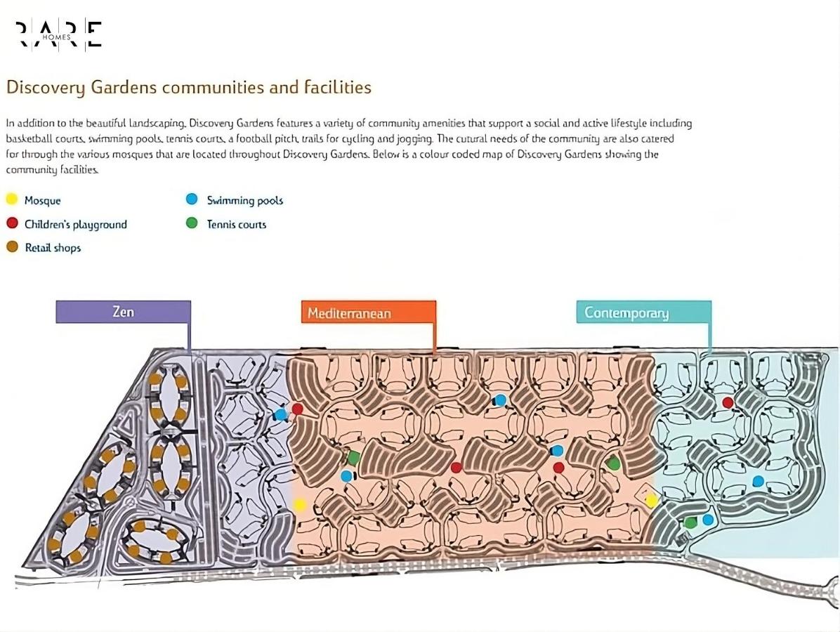 Rare Holiday Homes - Mediterranean Cluster - Near Ibn Battuta Mall - Discovery Garden - Building# Med 49 - R514 - Ferienwohnung Dubai