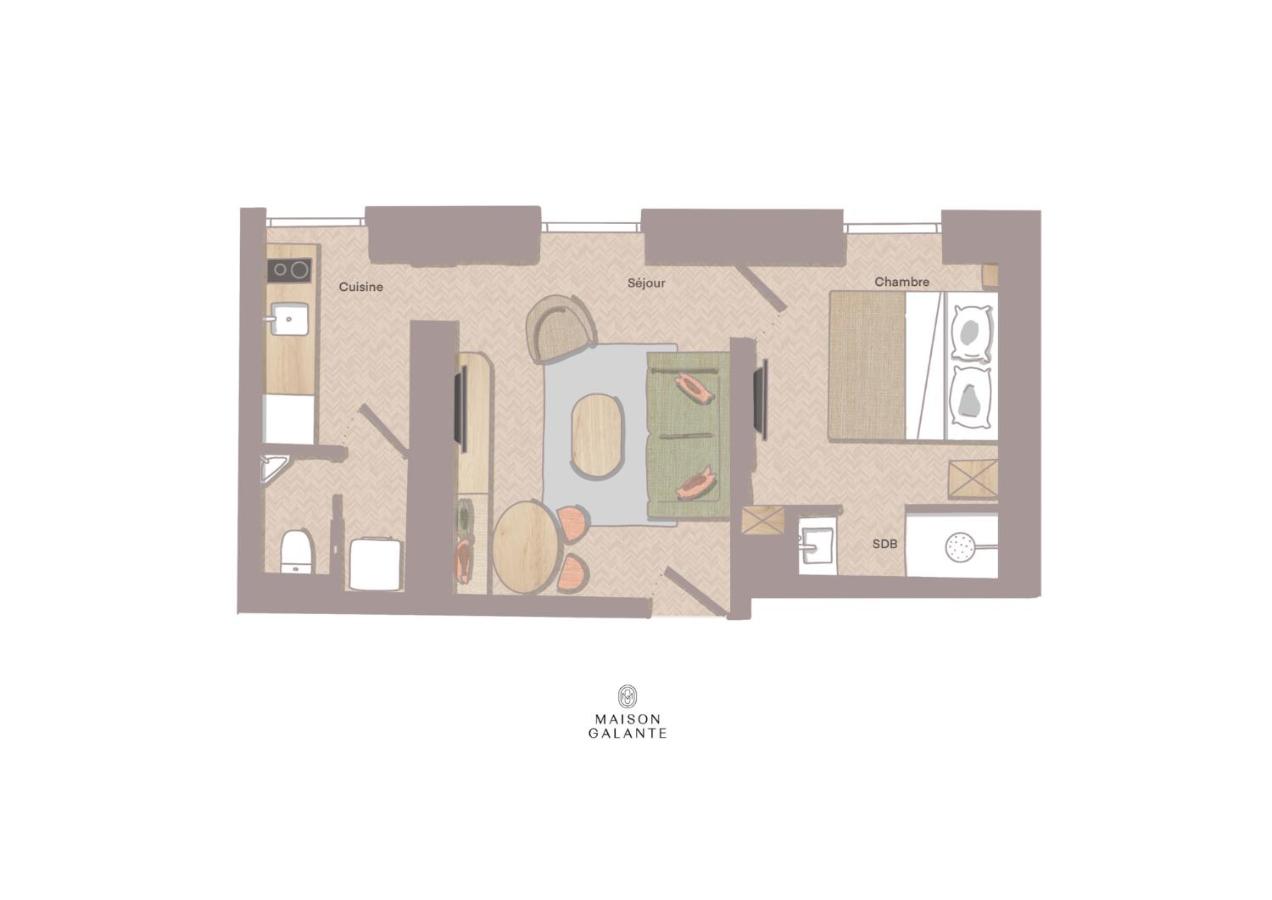 Appartamento con 1 Camera da Letto