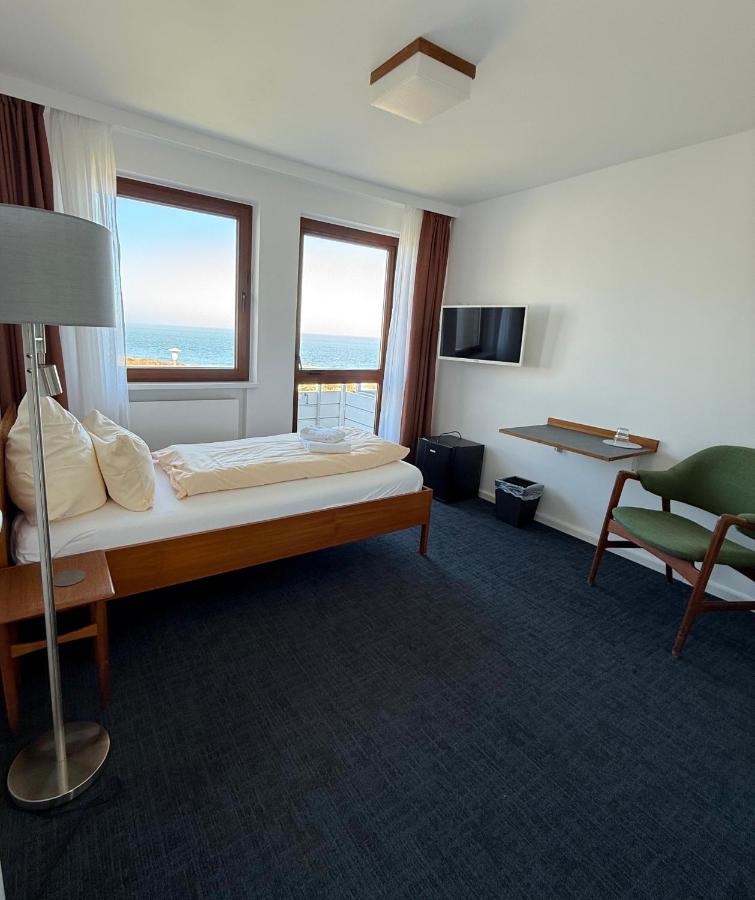 Eenpersoonskamer met Balkon en Uitzicht op Zee.