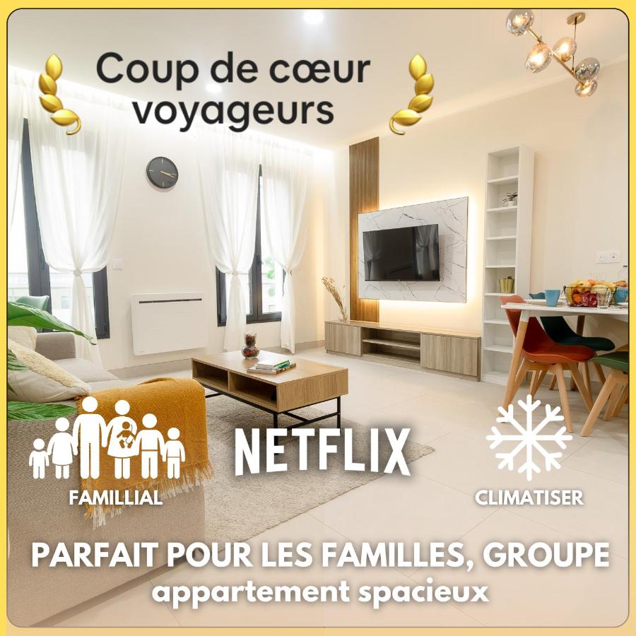 La Confortable - Spacieux T3 familial 6pers - Bonn'appartts-sur-Seine - B&B