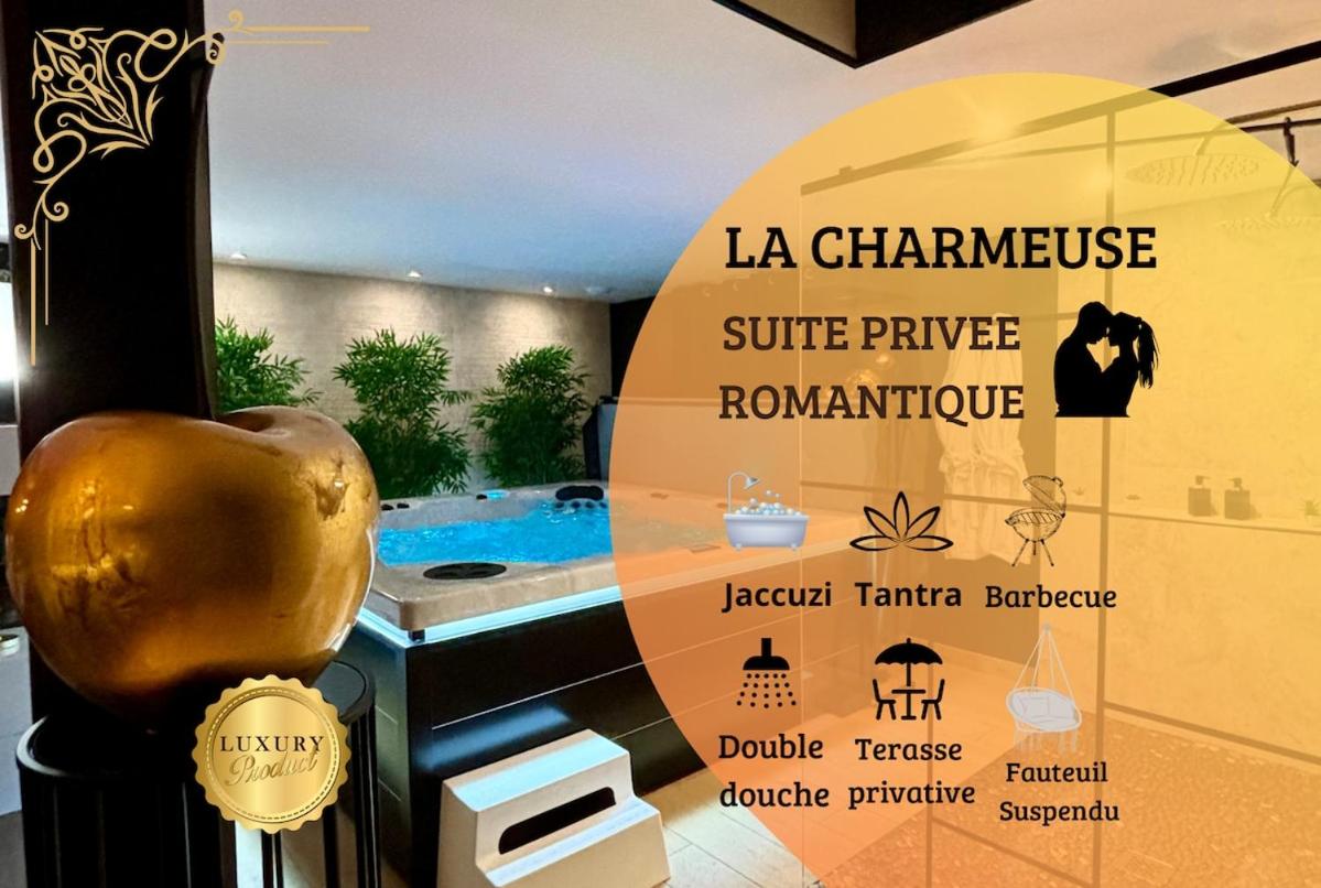 La Charmeuse, suite luxueuse romantique & spa - B&B