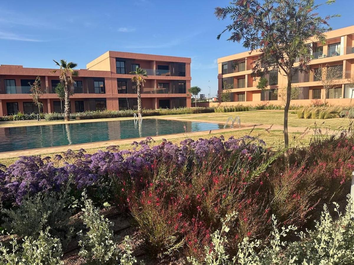 Luxury apartment with pool & garden views - Ferienwohnung Marrakesch