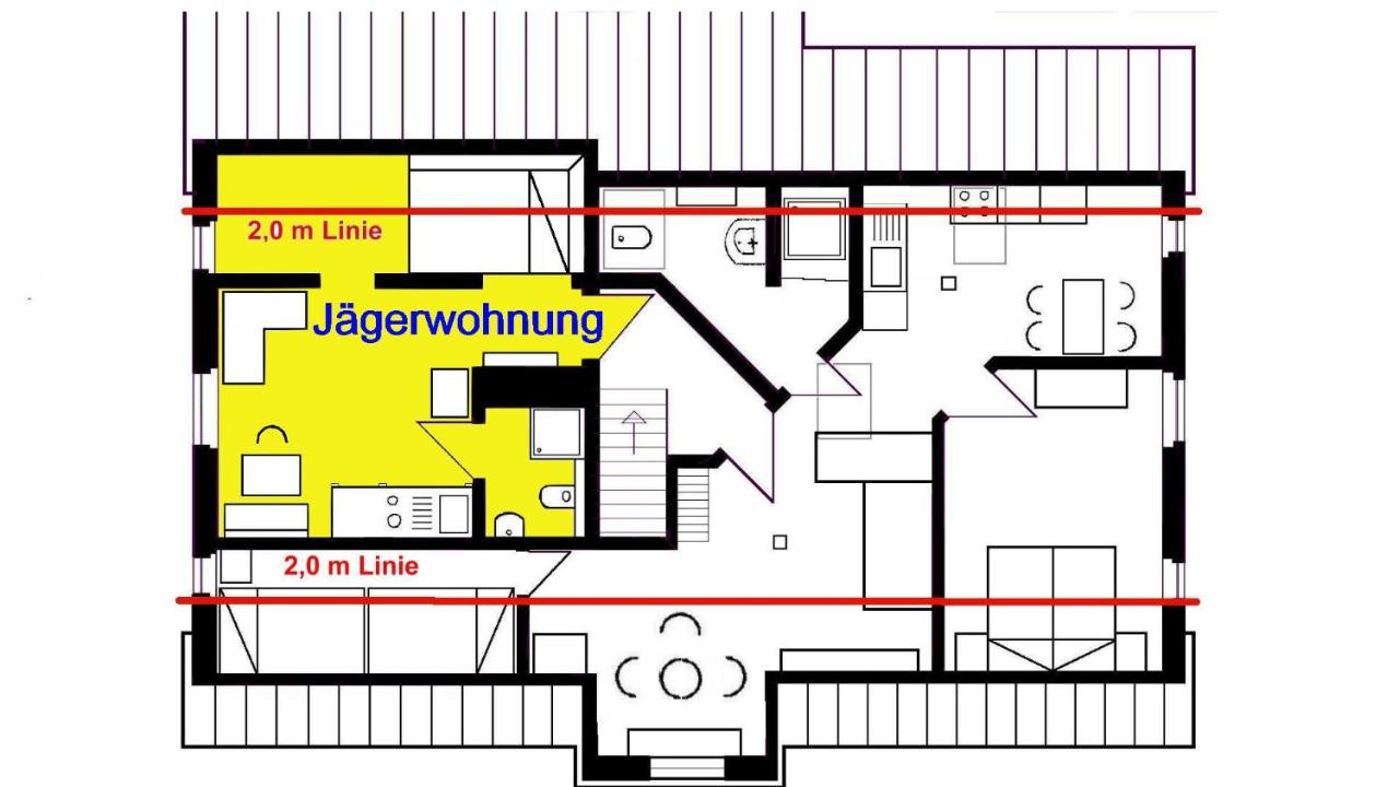 Apartment mit 1 Schlafzimmer