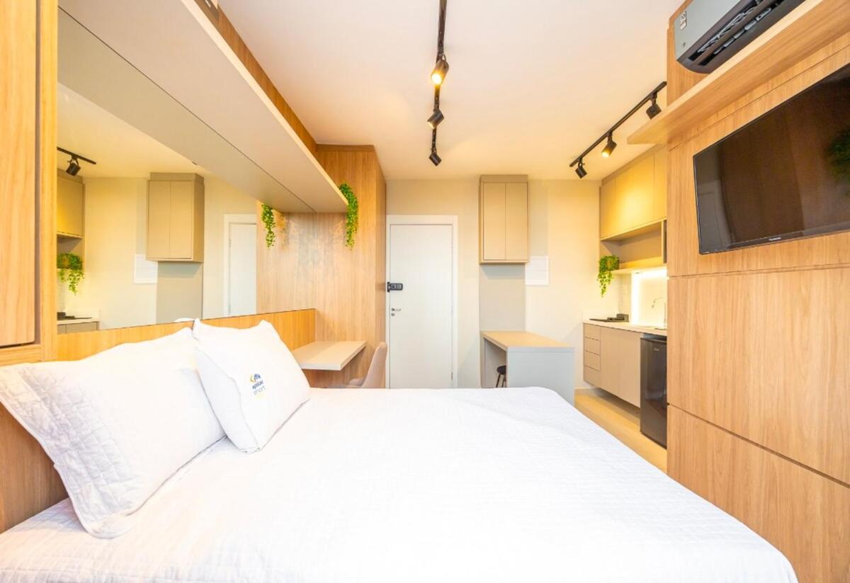 Flat moderno e aconchegante no Ecoville - Bed and Breakfast Curitiba