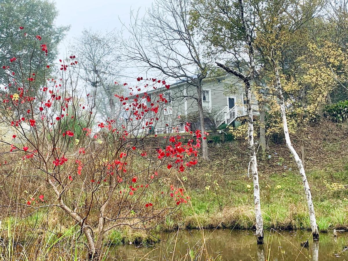 Romantic Historic - Cottage Farmhouse - Pond - Porch - Fenced - The Cottage at Chappell Hill - Chambres d'hôtes Chappell Hill