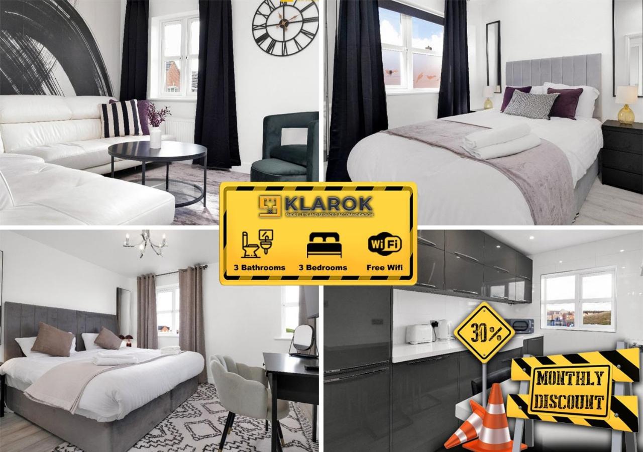 Super King Suite Large 3 bed Amenities Long Term - B&B Peterborough