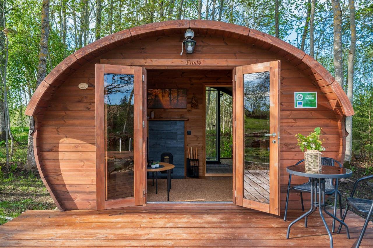 Luigepesa Puhkemaja - Swan Nest dome house with sauna and pond - B&B